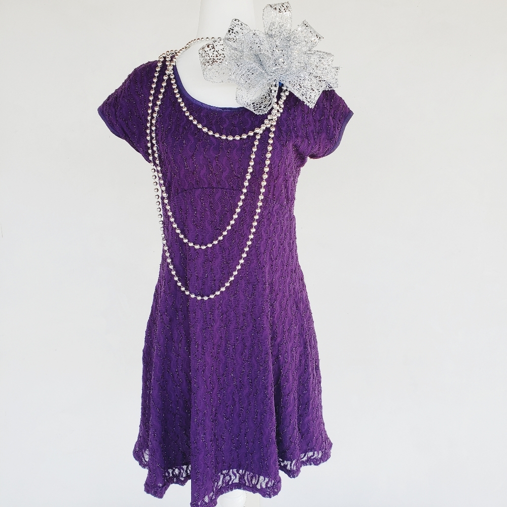 Purple Evening Dress